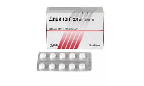 Дицинон, таблетки 250мг №100