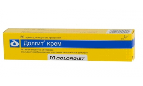 Долгит, крем для наруж примен 5% 50г