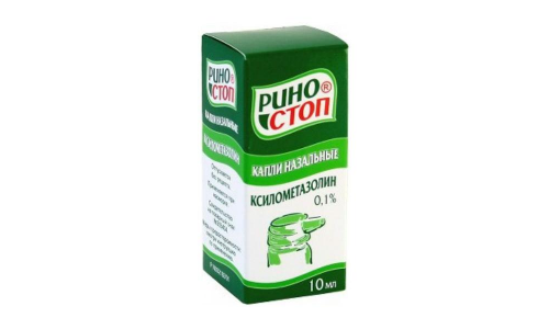 Риностоп, капли наз 0,1% 10мл
