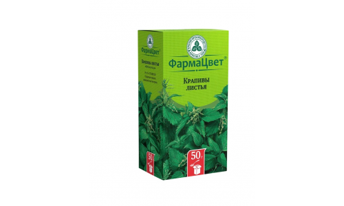 Крапива листья, пачка 50г