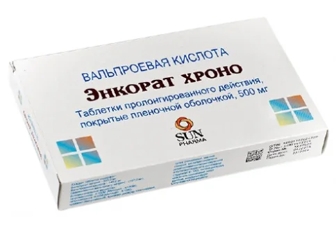 Энкорат Хроно, таблетки ппо с пролонг высвоб 500мг №30