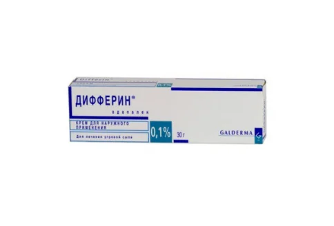 Дифферин, крем для наруж примен 0,1% 30г