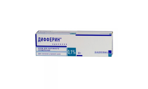 Дифферин, крем для наруж примен 0,1% 30г