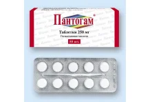 Пантогам, таблетки 250мг №50