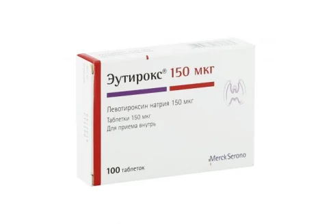 Эутирокс, таблетки 150мкг №100