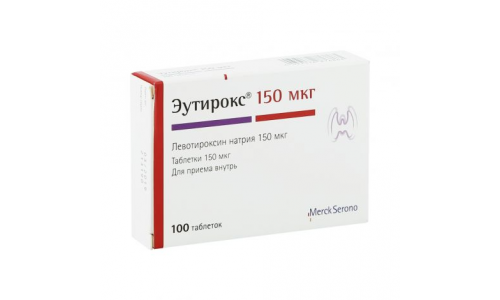Эутирокс, таблетки 150мкг №100