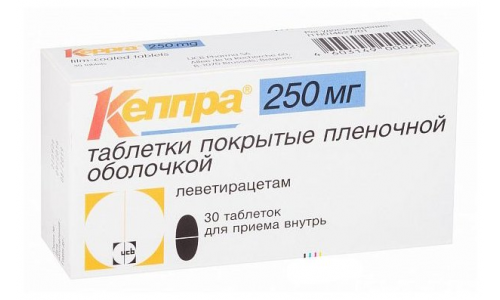 Кеппра, таблетки ппо 250мг №30