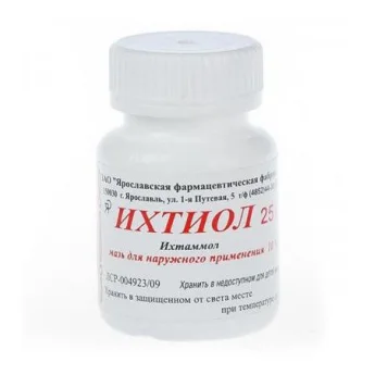 ИХТИОЛОВАЯ МАЗЬ, 10% 25Г Купить ИХТИОЛОВАЯ МАЗЬ, 10% 25Г