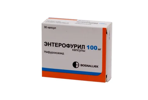 Энтерофурил, капсулы 100мг №30