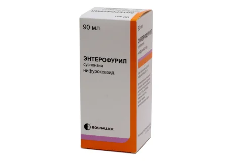 Энтерофурил, суспензия 200мг/5мл 90мл