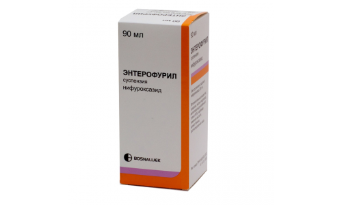 Энтерофурил, суспензия 200мг/5мл 90мл