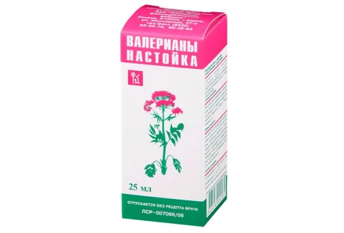 Валерианы, настойка 25мл