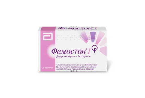 Фемостон 1, таблетки ппо №28