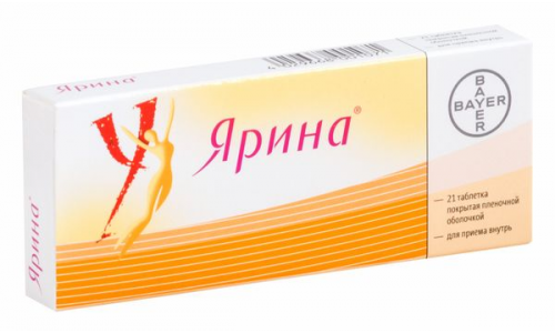 Ярина, таблетки ппо 3мг+0,03мг №21