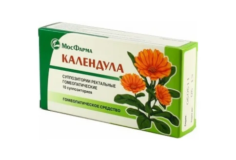 Календула, суппозитории рект гомеопат №10