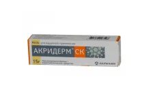 Акридерм СК, мазь для наруж примен 0,05%+3% 15г