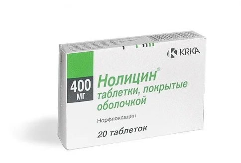 Нолицин, таблетки ппо 400мг №20
