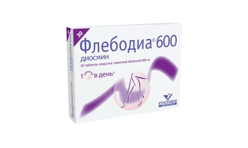 Флебодиа 600, таблетки ппо 600мг №30 фото 2