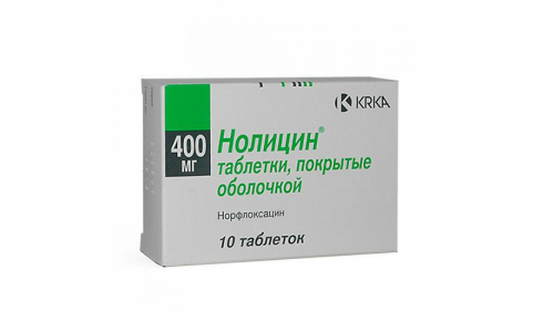 Нолицин, таблетки ппо 400мг №10