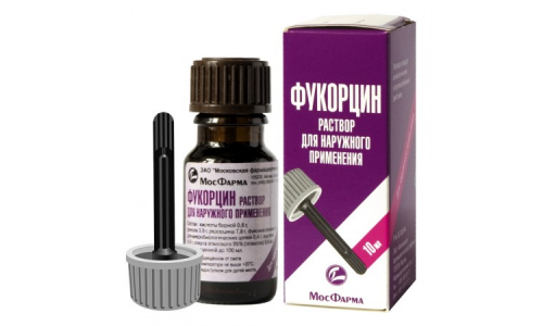 Фукорцин, Раствор Наружный 10Мл Крышка-Помазок