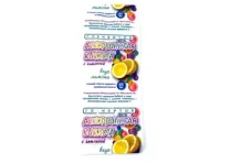 Гленвитол Аскорбиновая К-та и Глюкоза, таблетки жев 1г №10 вкус лимона стрип