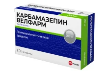 Карбамазепин Велфарм, таблетки 200мг №50