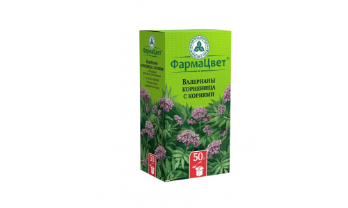 Валериана корневища и корни, пачка 50г