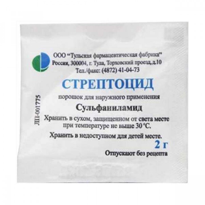 Стрептоцид таблетки при ангине