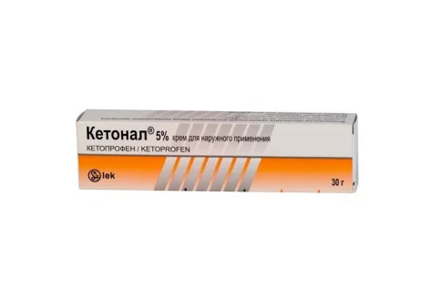 Кетонал, крем для наруж примен 5% 30г