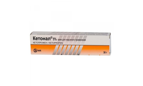 Кетонал, крем для наруж примен 5% 30г
