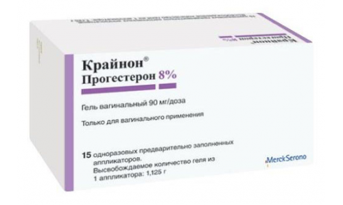 КРАЙНОН (ПРОГЕСТЕРОН 8%), ГЕЛЬ ВАГИНАЛЬНЫЙ 1.125Г №15 АППЛИКАТОР