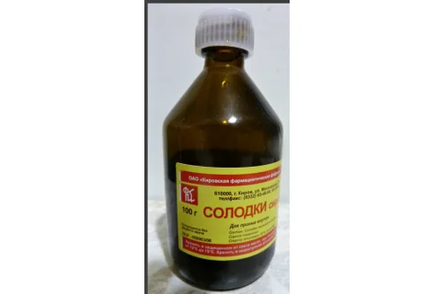 Солодки корень, сироп 100мл
