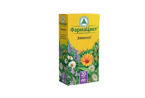 Сбор Элекасол, фильтр-пакеты 2г №20