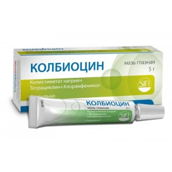 Колбиоцин, мазь гл. 5г Купить Колбиоцин, мазь гл. 5г