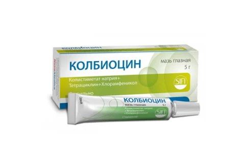 Колбиоцин, мазь глазн 5г