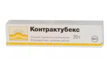 Контрактубекс, гель для наружн примен 20г