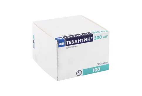 ТЕБАНТИН, КАПСУЛЫ 300МГ №100 