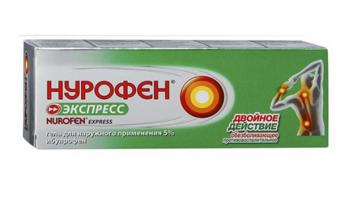 Нурофен Экспресс, гель для наруж примен 5% 50г