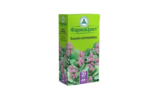 Бадан корневища, фильтр-пакеты 1,5г №20