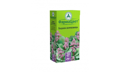 Бадан корневища, фильтр-пакеты 1,5г №20