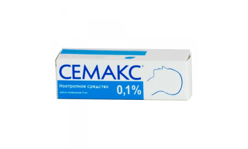 Семакс, капли наз 0,1% 3мл