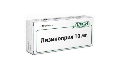 Лизиноприл АЛСИ, таблетки 10мг №30