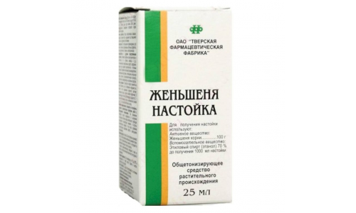 Жень-Шень настойка фл 25мл