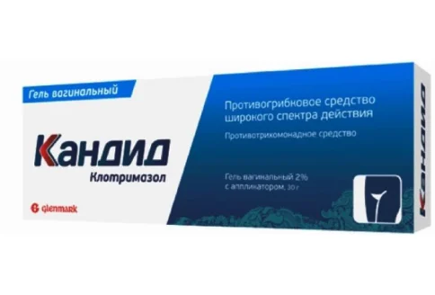 Кандид, гель вагинальный 2% туб 30г