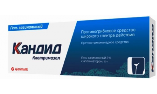 Кандид, гель вагинальный 2% туб 30г
