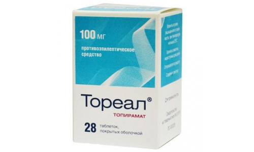 ТОРЕАЛ, ТАБЛЕТКИ  100МГ №28