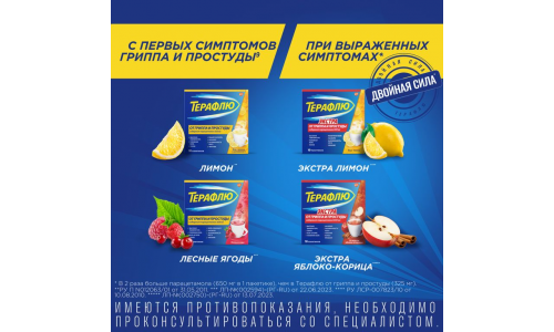 Терафлю от Гриппа и Простуды, порошок для раствора для внутр пак №10 лимон фото 8