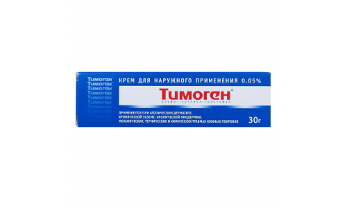 ТИМОГЕН, КРЕМ 0.05% ТУБА 30Г