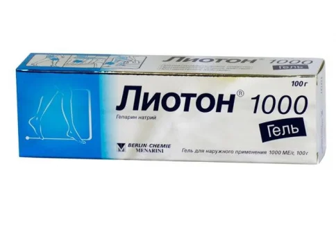 Лиотон 1000, гель для наружн примен 100г