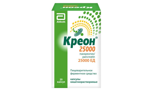 Креон 25000, капсулы кишечнораств 25тыс ЕД №20 фото 2